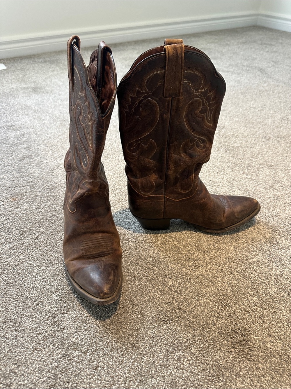 Dan Post Brown Western Cowboy Boots